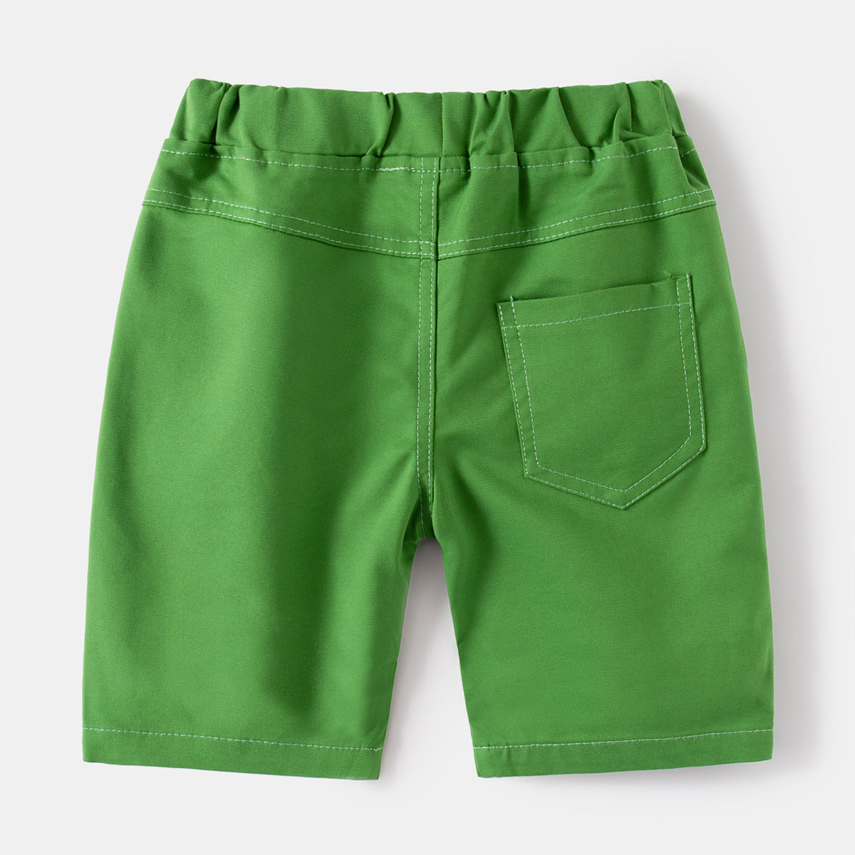 Solid Color Kids Pants with Rocket Patch