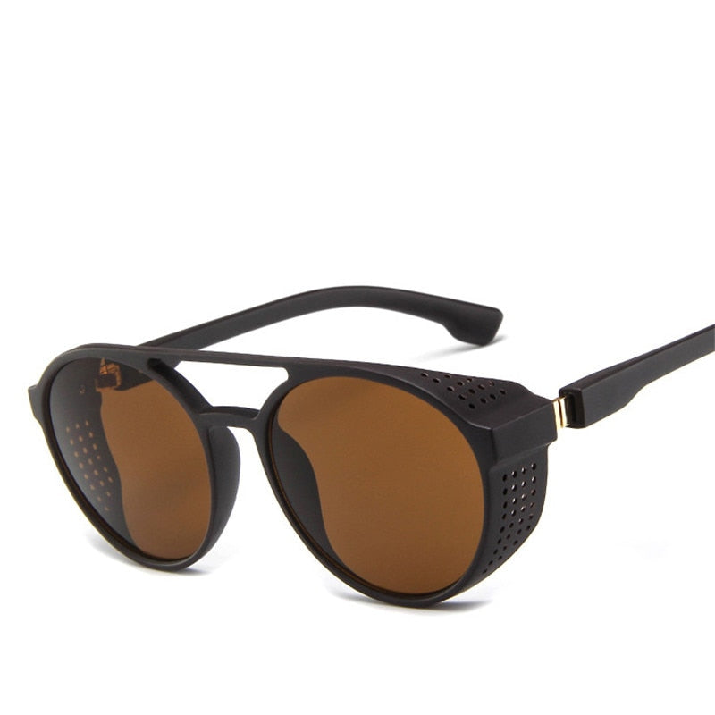 Classic Punk Sunglasses Men Designer Sunglasses Men Vintage Sun Glasses