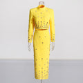 Handmade Beading Short Jacket Skirt Sets