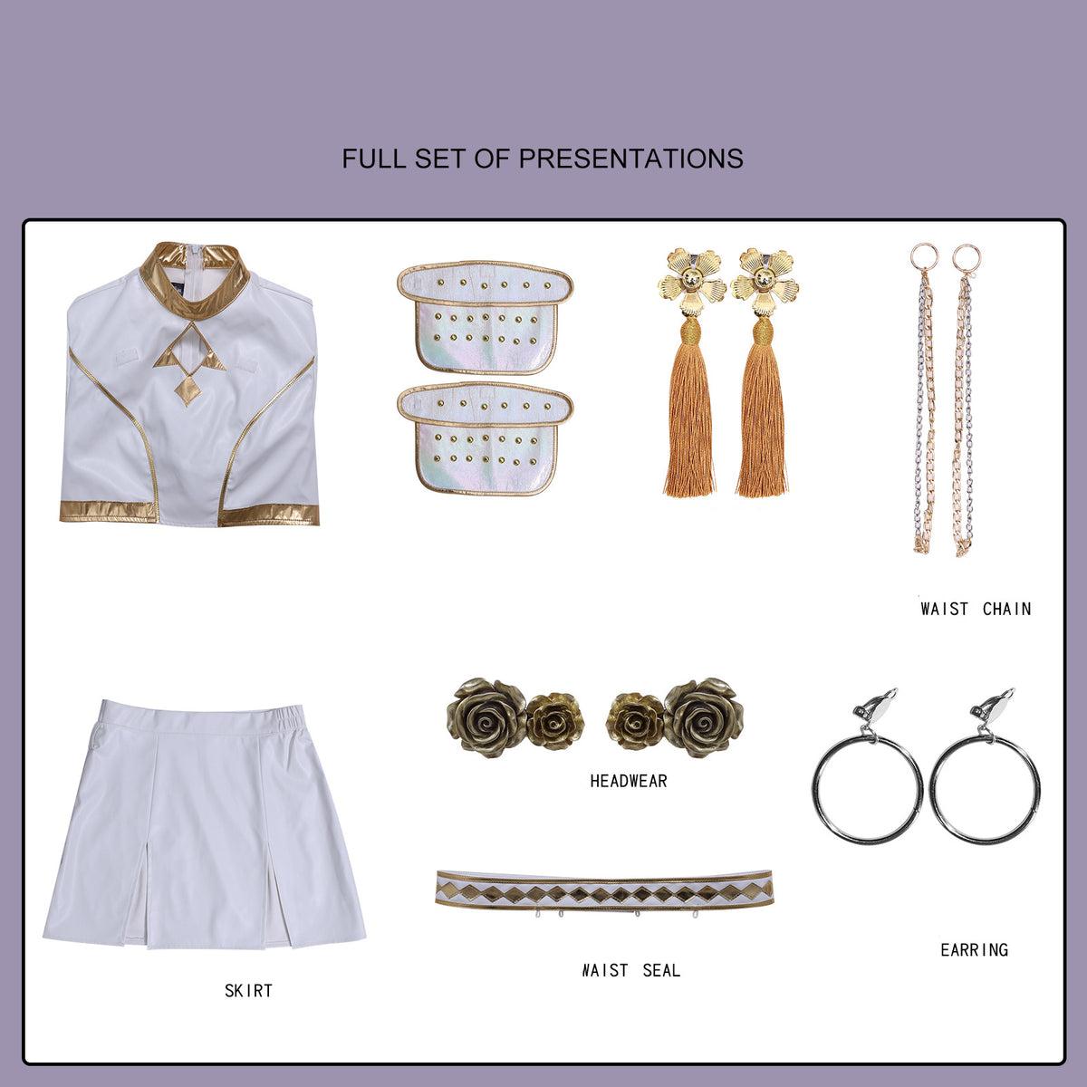 Mira Rumizoi White Leather, Movie Song Server Cosplay