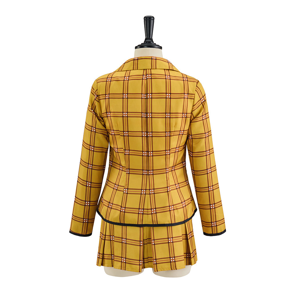 Cher Horowitz ellow checkered suit dress uniform