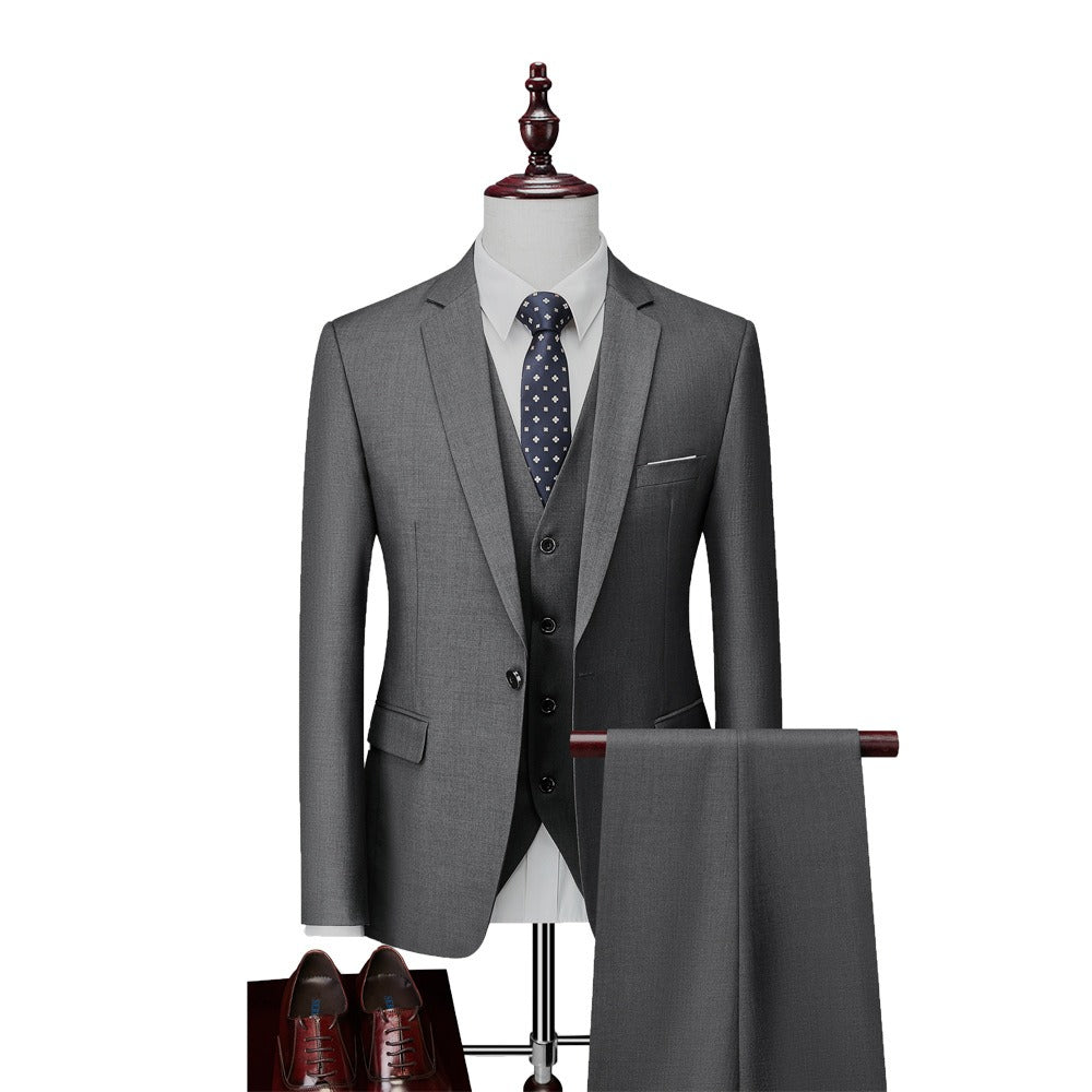 3 piece men's wedding suits Blazer+ pants + vest