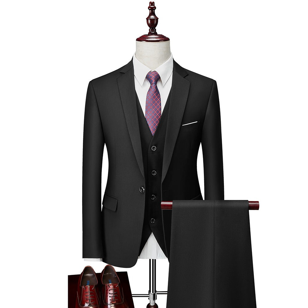 3 piece men's wedding suits Blazer+ pants + vest