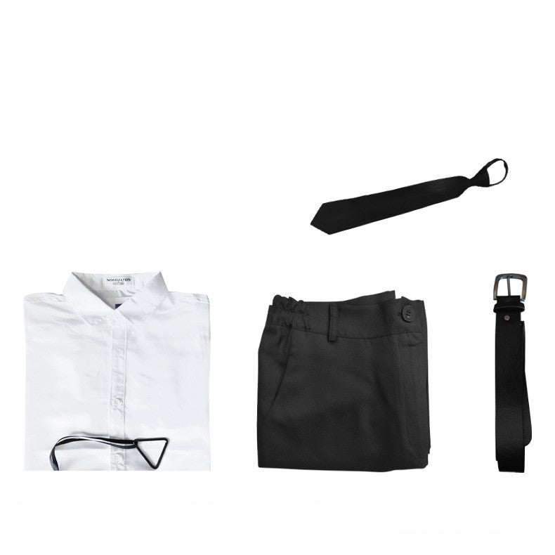 chainsaw man cosplay anime school uniform full set