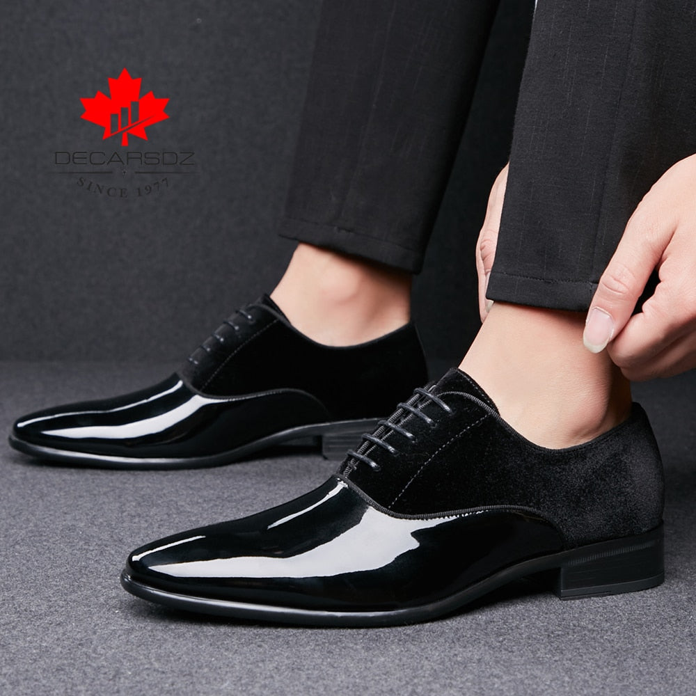 Men   Wedding Fashion Office High Quality Leather Comfy Business Man Formal Shoes