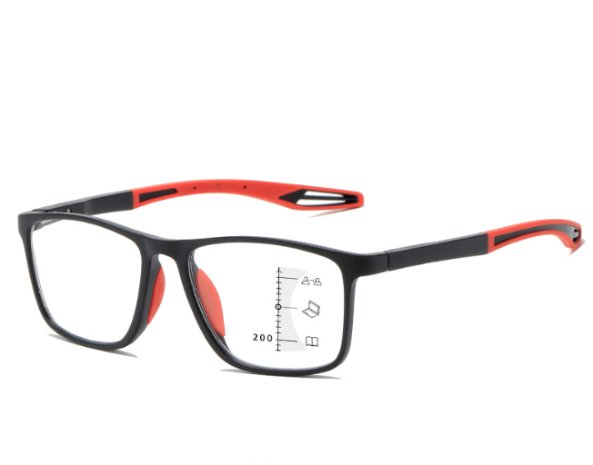 Multifocal Progressive Reading Glasses Vintage Women Men Sports Presbyopia Eyewear