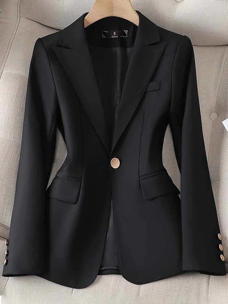 Women's Clothing Office Lady Long Sleeve Blazer Jacket For Women Fashion Suits