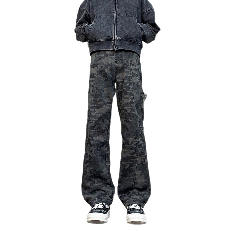 Slim Fit Camouflage Pants