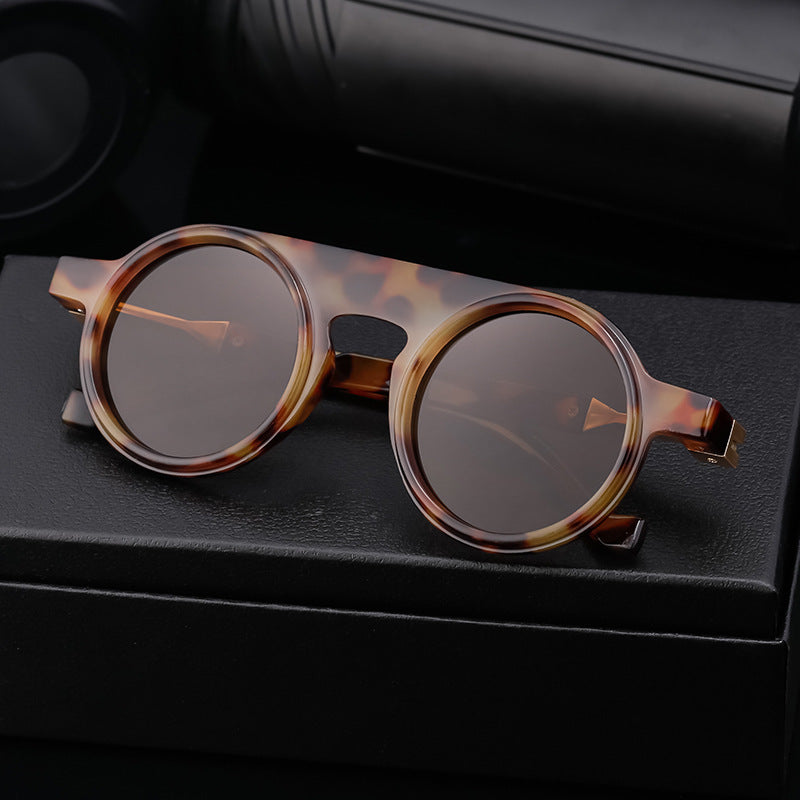 round frame sunglasses for men, personalized and high-end sunglasses for men