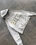 Retro Printed Zip-Up Hoodie for Men