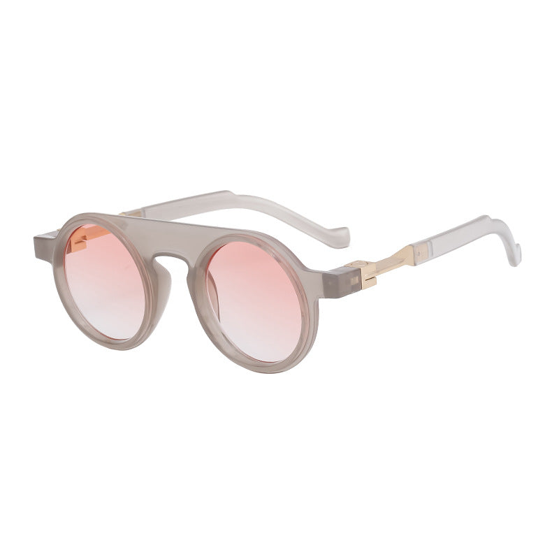 round frame sunglasses for men, personalized and high-end sunglasses for men