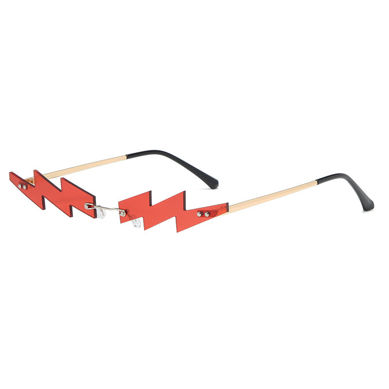 Frameless Punk Sunglasses Men And Women Hipster Retro  Sunglasses
