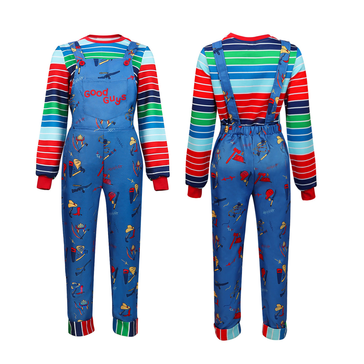 Chucky Cosplay Overalls Costume Child's Outfit