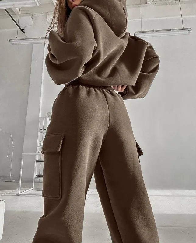 Women Two Pieces Sweatshirts trousers sets