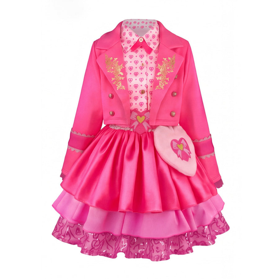 New Descendants Chami Cosplay Costume Pink Halloween Children's Dress Set