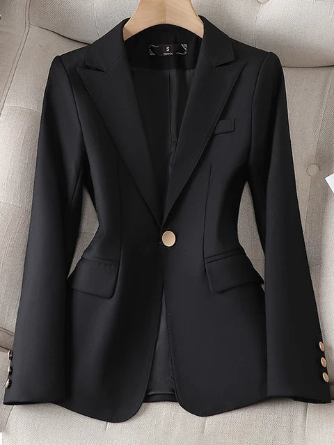 Women's Clothing Office Lady Long Sleeve Blazer Jacket For Women Fashion Suits