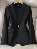 Women's Clothing Office Lady Long Sleeve Blazer Jacket For Women Fashion Suits
