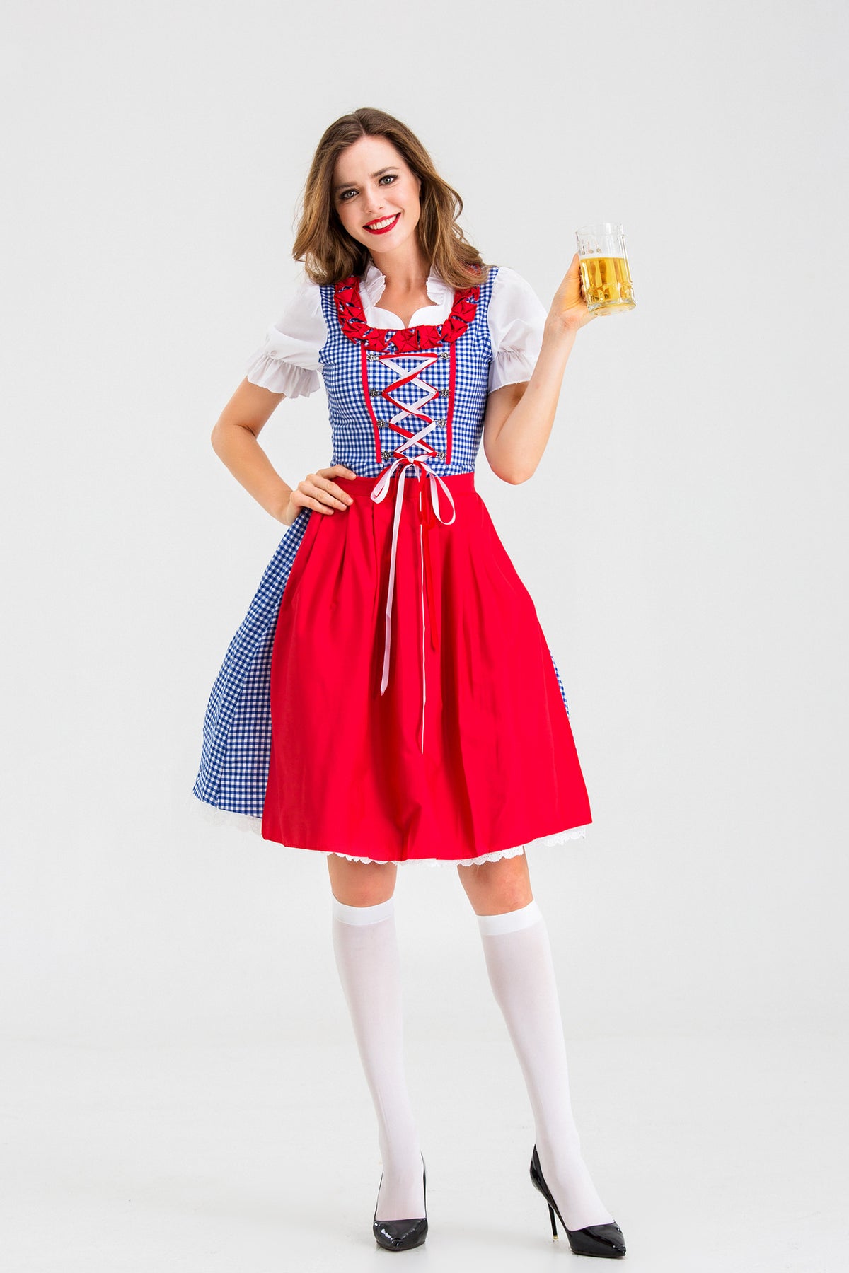 Halloween cosplay maid costume