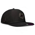 Night Stalker Golf Hat | Snapback Cap | Built-in Magnetic Ball Marker Holder + Marker Included | Adjustable | Animal Eyes Black
