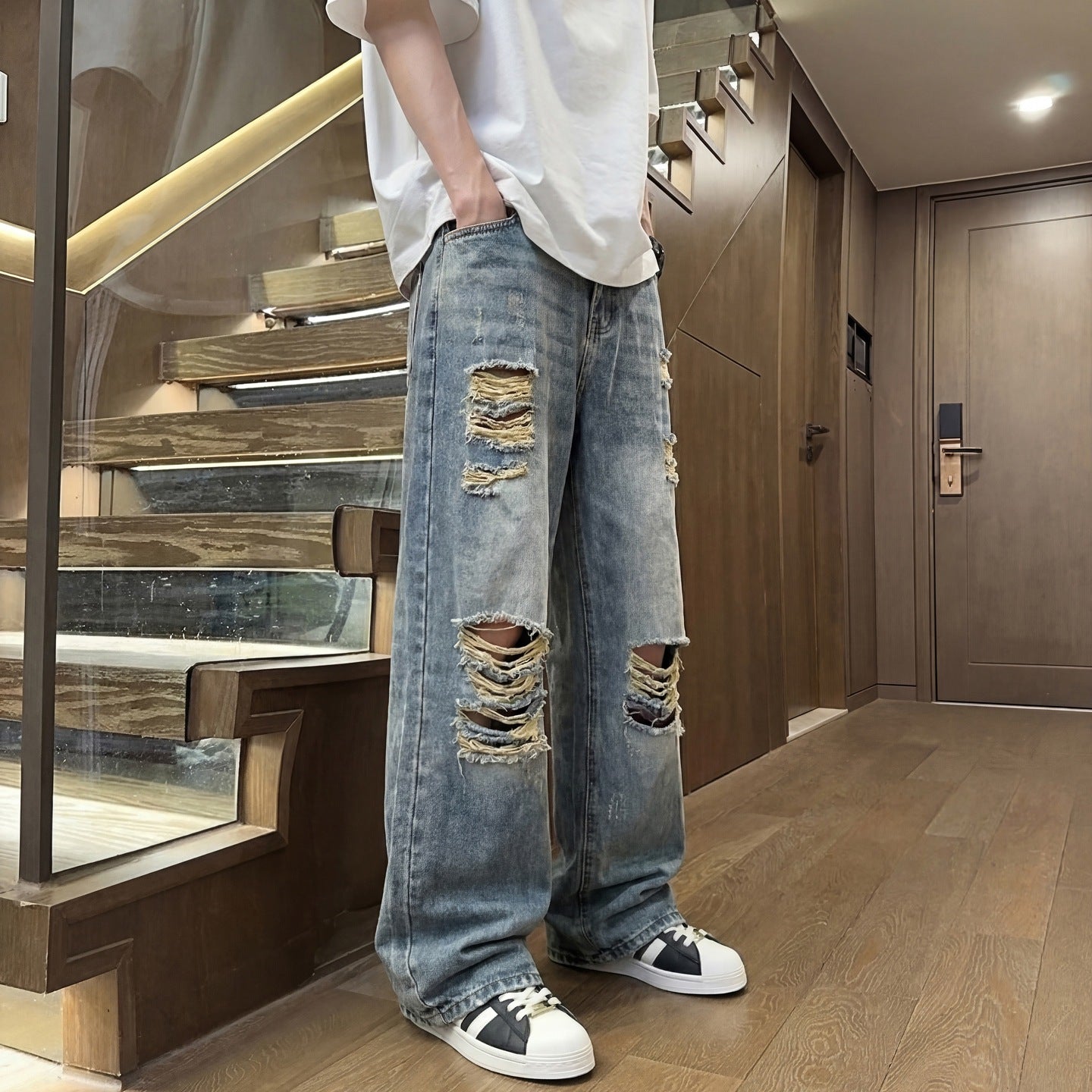 Ripped jeans for men
