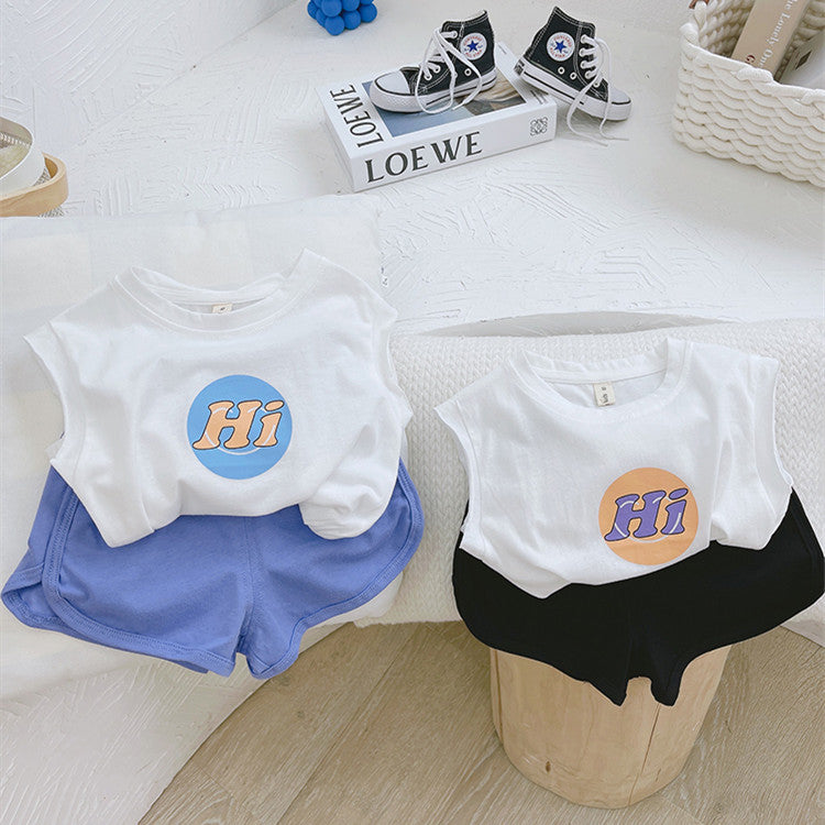 Kids Sleeveless T-Shirt Casual