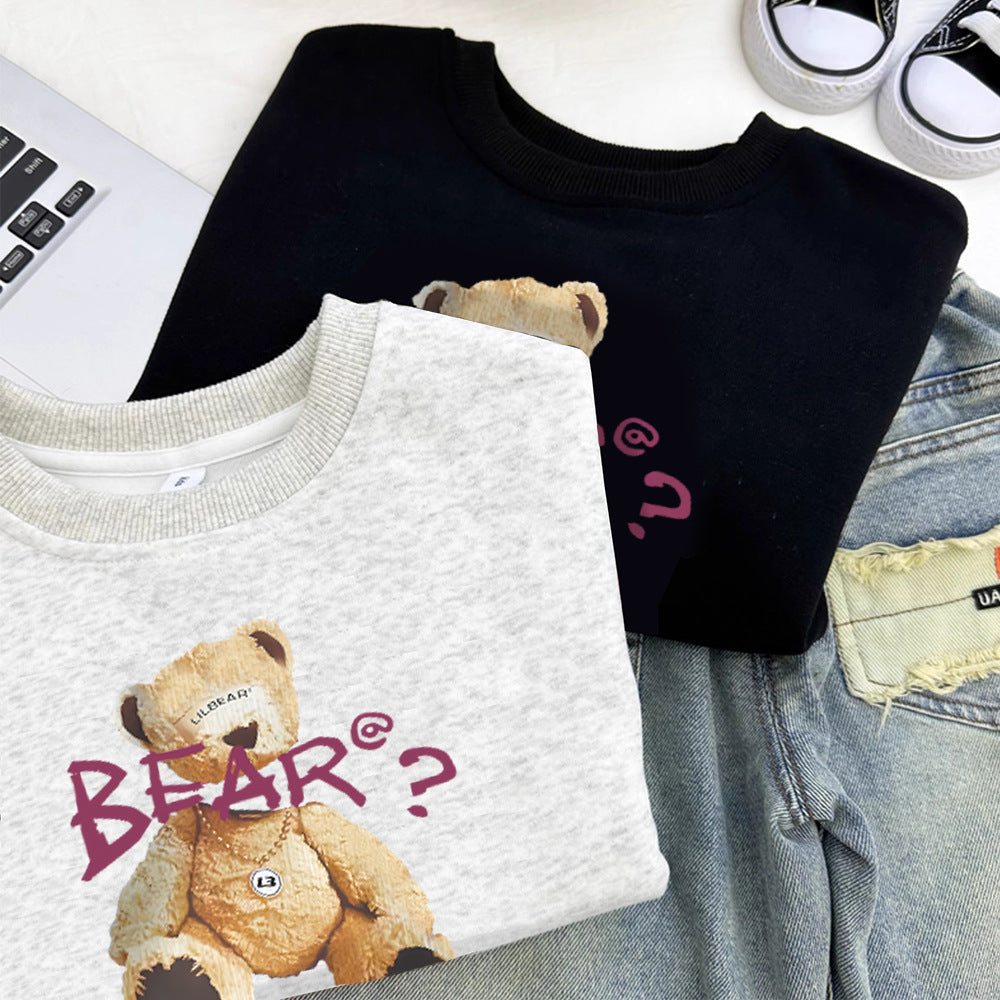 Fleece-Lined Unisex Kids' Crewneck