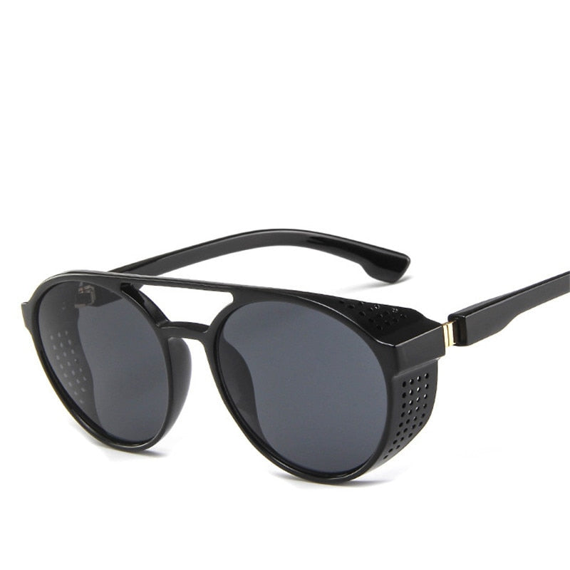 Classic Punk Sunglasses Men Designer Sunglasses Men Vintage Sun Glasses
