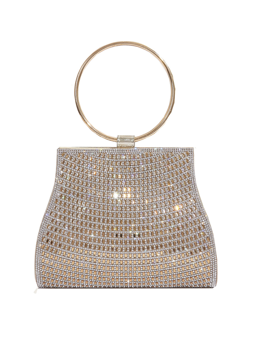 diamond bag magnetic buckle chain bag