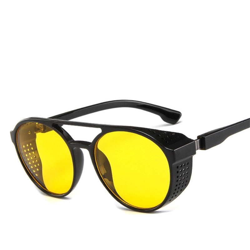 Classic Punk Sunglasses Men Designer Sunglasses Men Vintage Sun Glasses