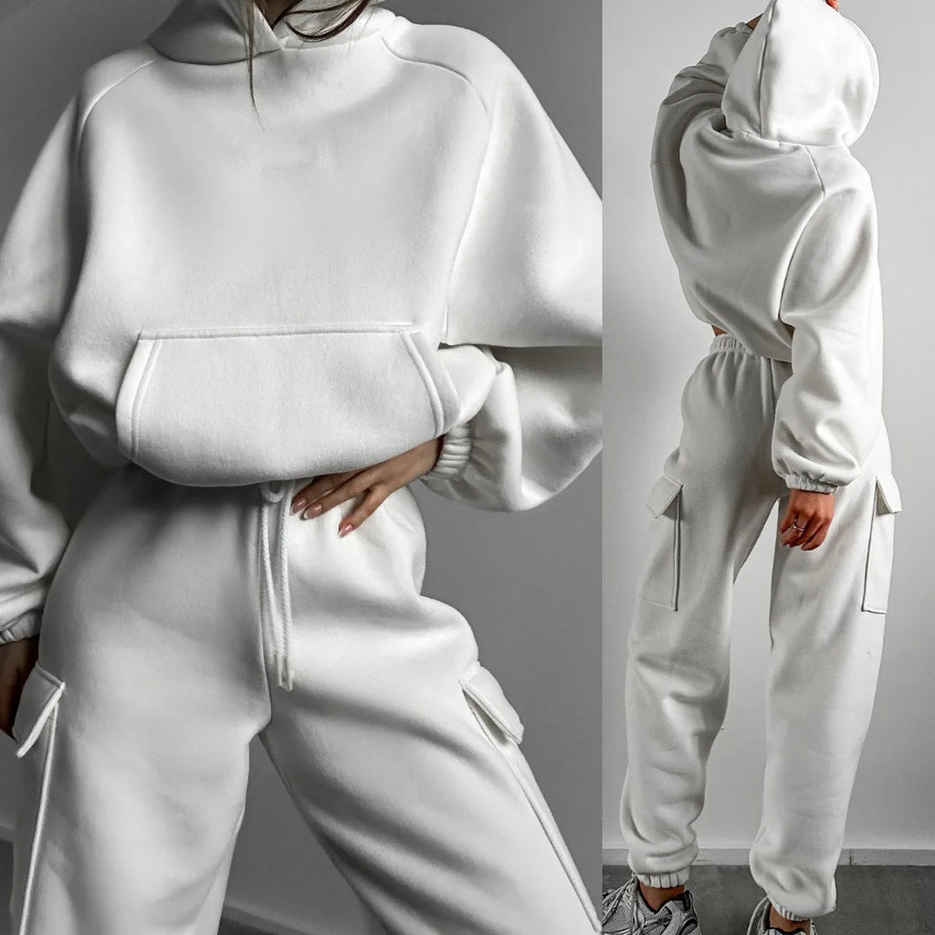 Women Two Pieces Sweatshirts trousers sets