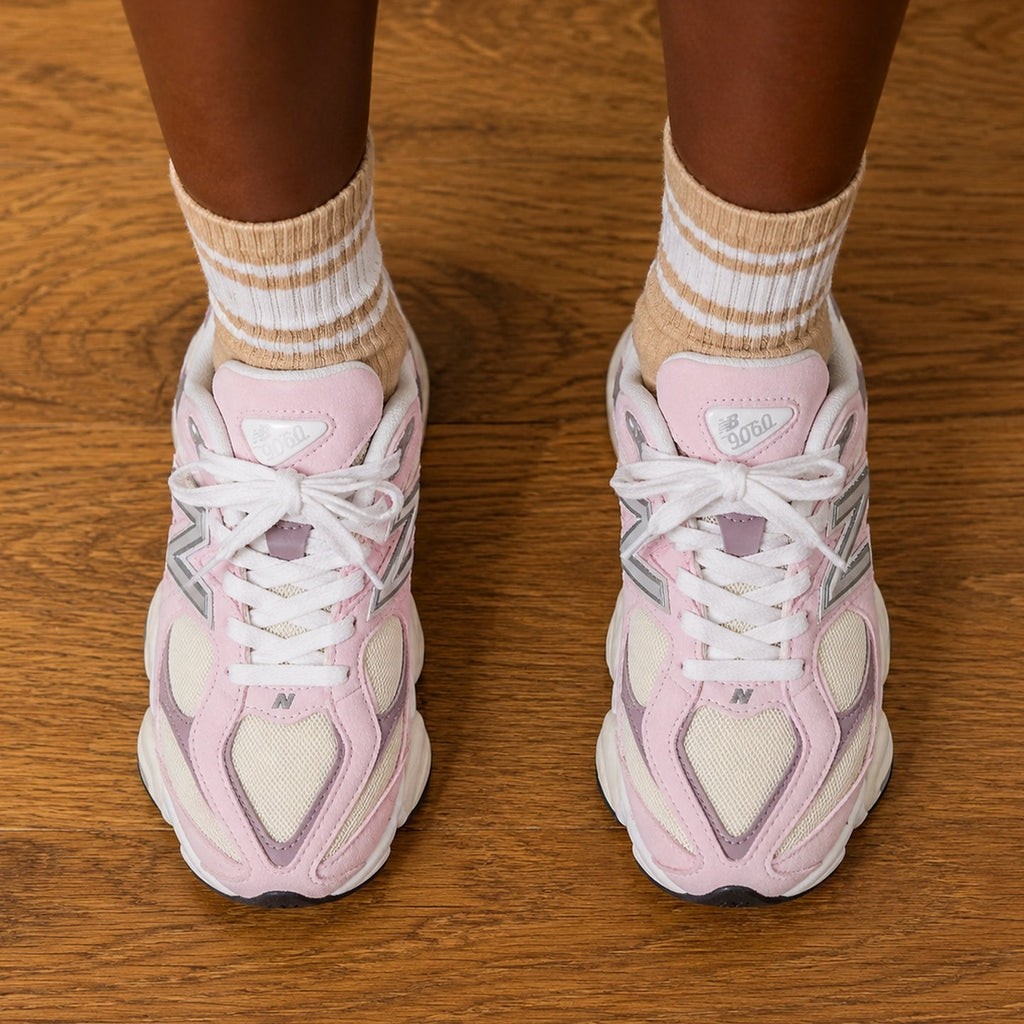 New Balance NB 9060 Low top Kids' Running Shoes Pink/White