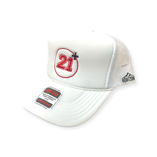 21+ Embroidery Hat - Foam Trucker Hat