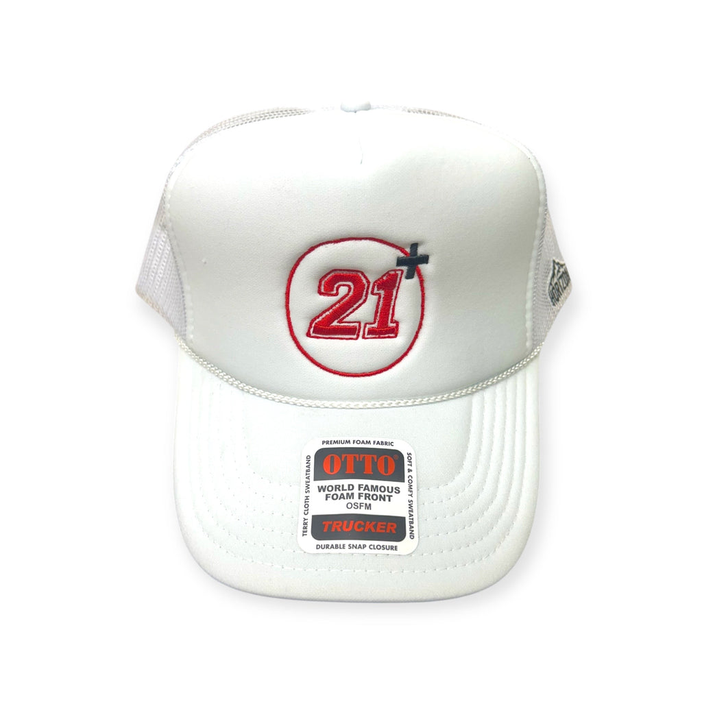 21+ Embroidery Hat - Foam Trucker Hat