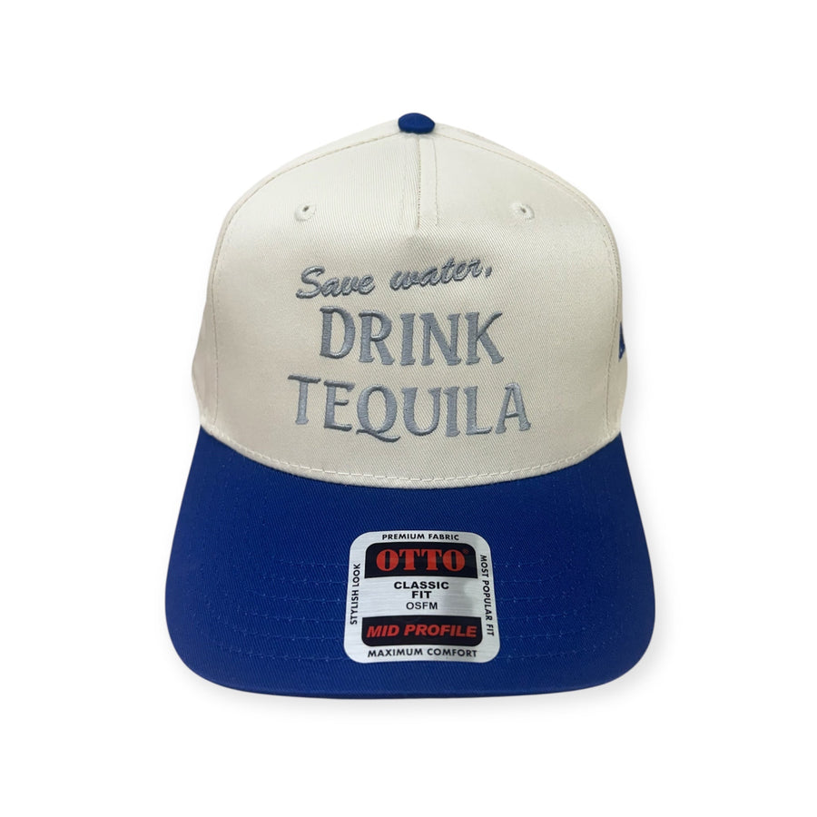 Save Water, Drink Tequila Embroidery Hat - Otto Cap