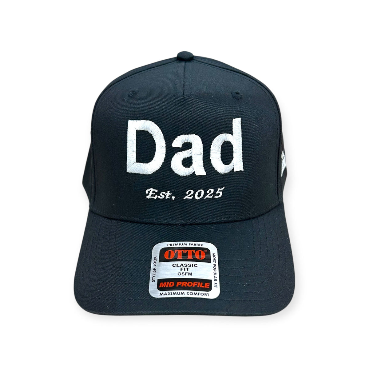 Dad EST. 2025 Embroidery Hat - Otto Cap