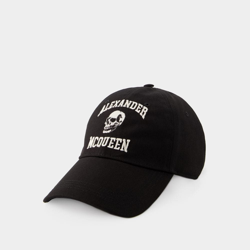 ALEXANDER MCQUEEN VARSITY SKULL Cap for Men - FW23 Collection