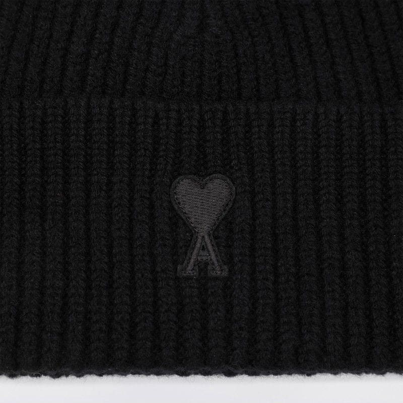 AMI PARIS Men's Wool Beanie Hat