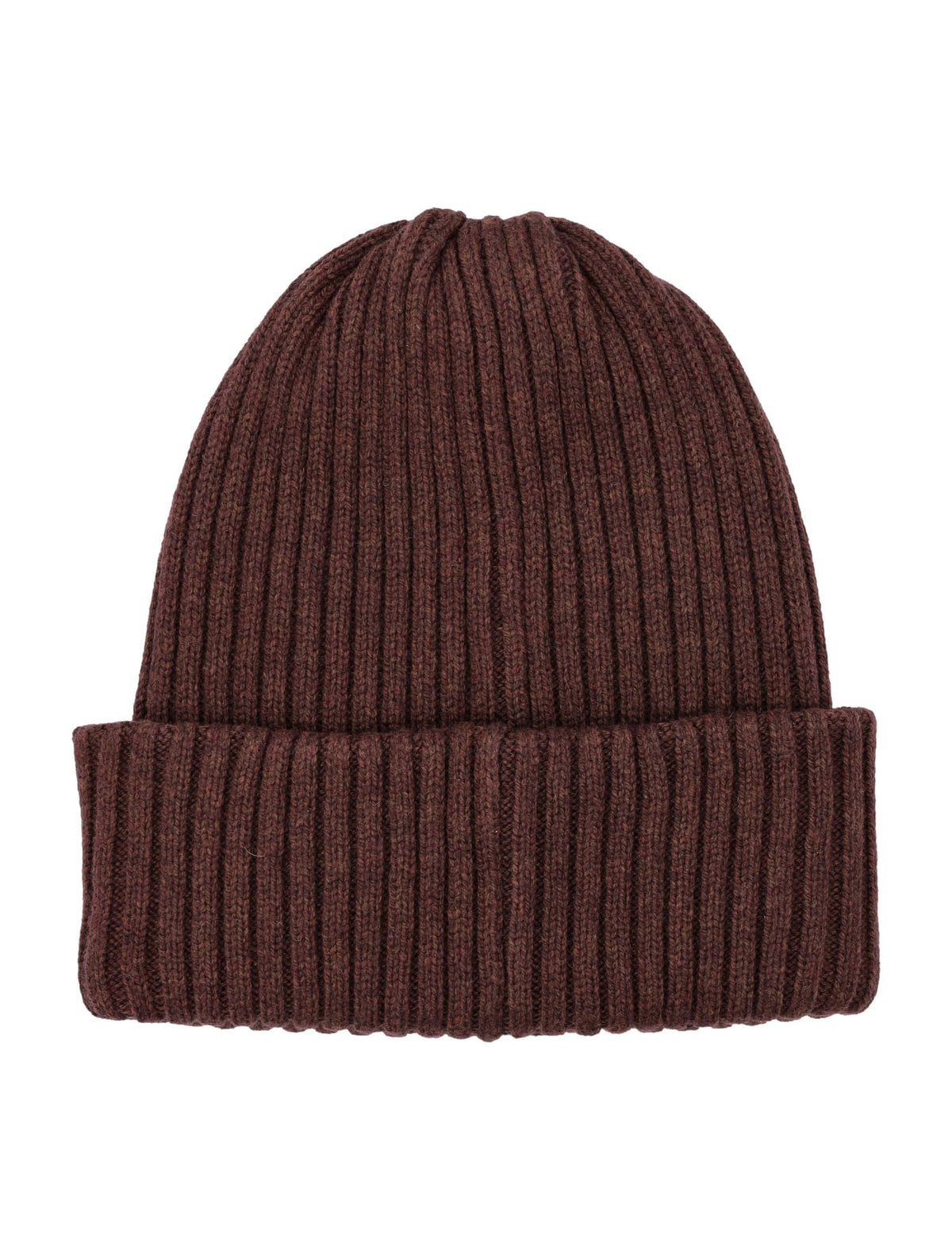 EMPORIO ARMANI Ribbed Wool Beanie Hat for Men - Essential Cold Weather Accessory