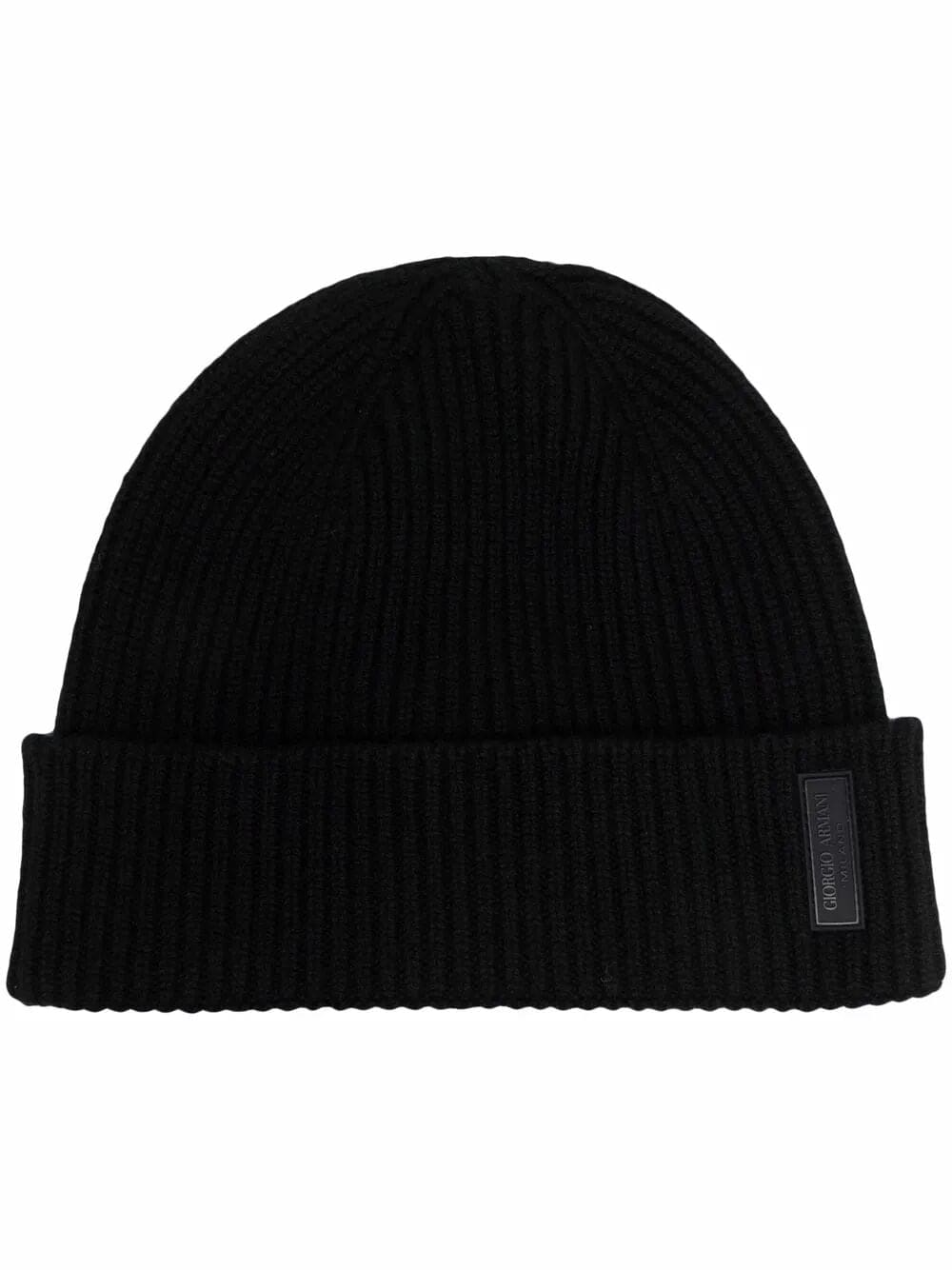 GIORGIO ARMANI Logo Beanie Hat