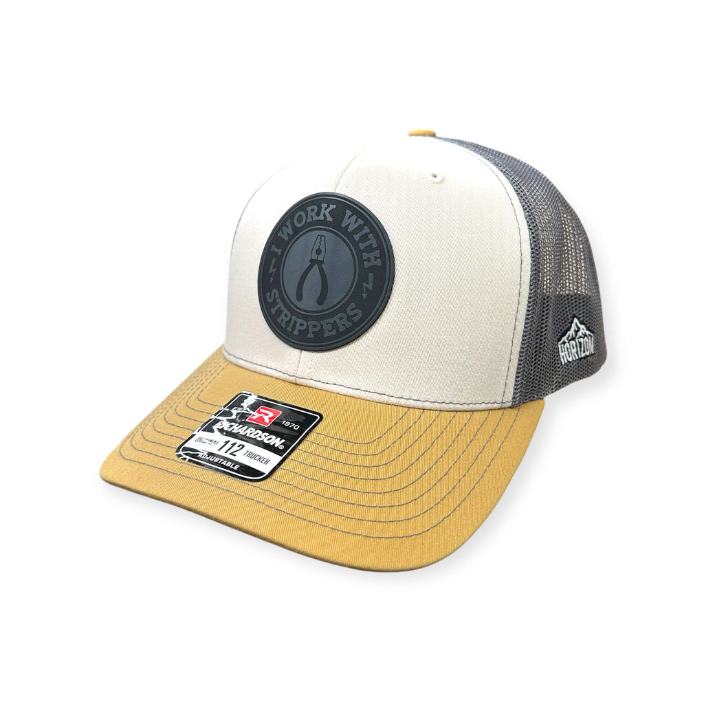 I Work With Strippers Patch Hat - Richardson 112
