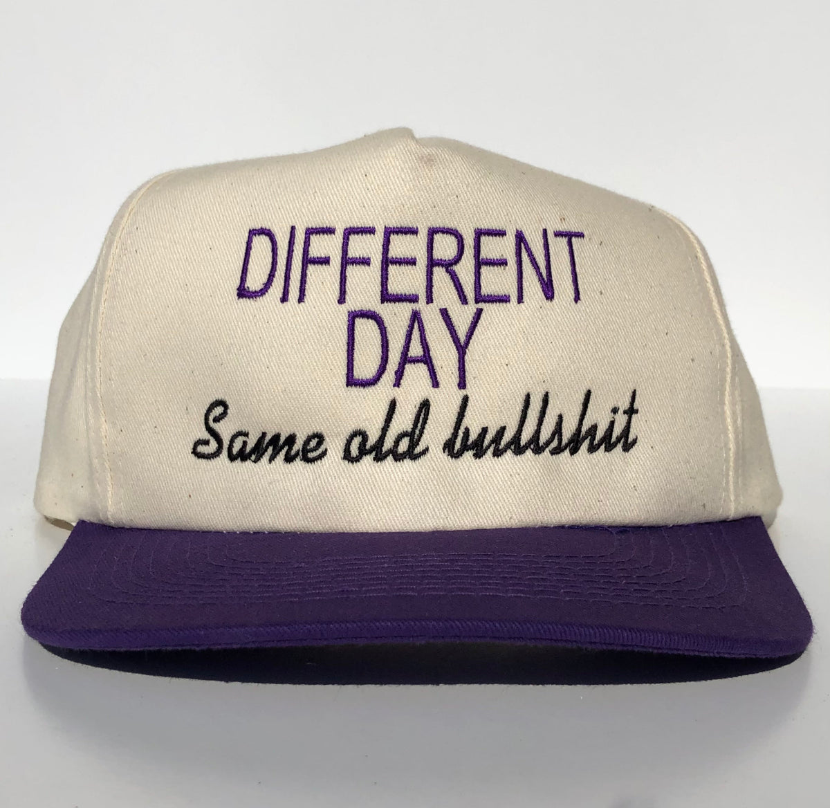 Different Day Same Old Bullshit Custom Embroidered snapback cap hat
