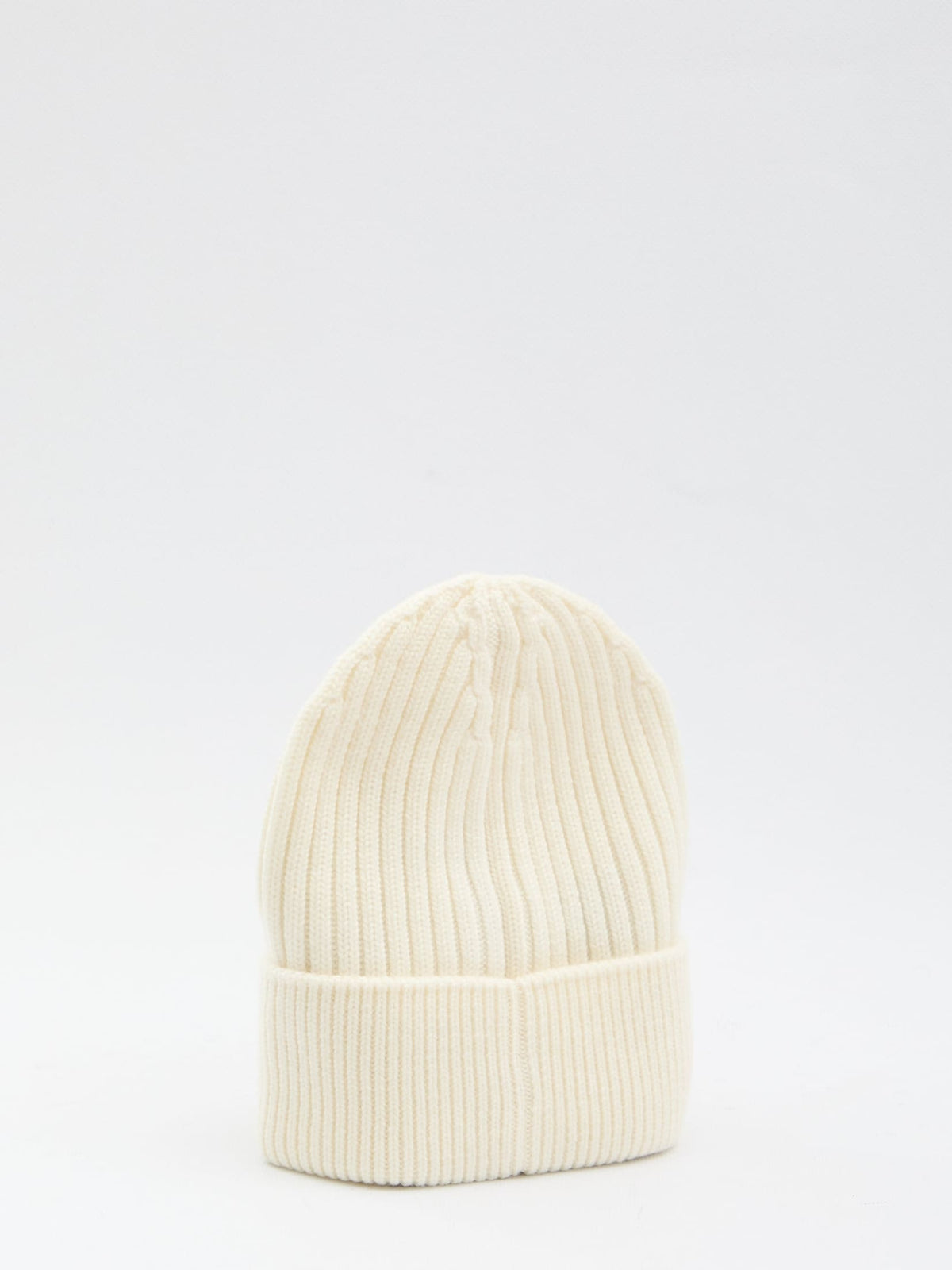 MONCLER GRENOBLE Knit Beanie with Logo Patch - One Size
