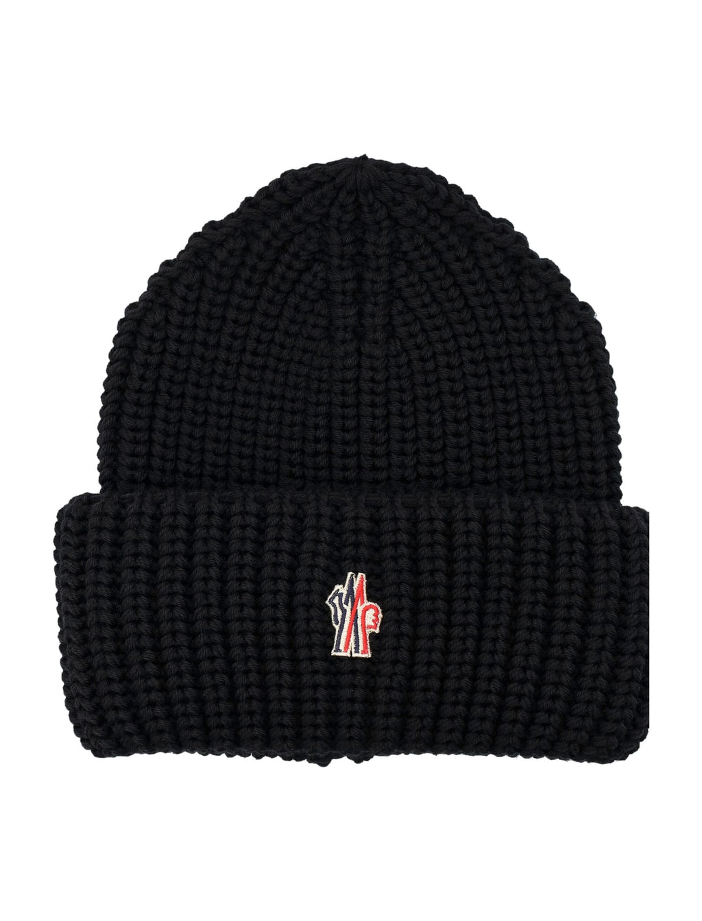 MONCLER GRENOBLE Wool Beanie with Logo for Men