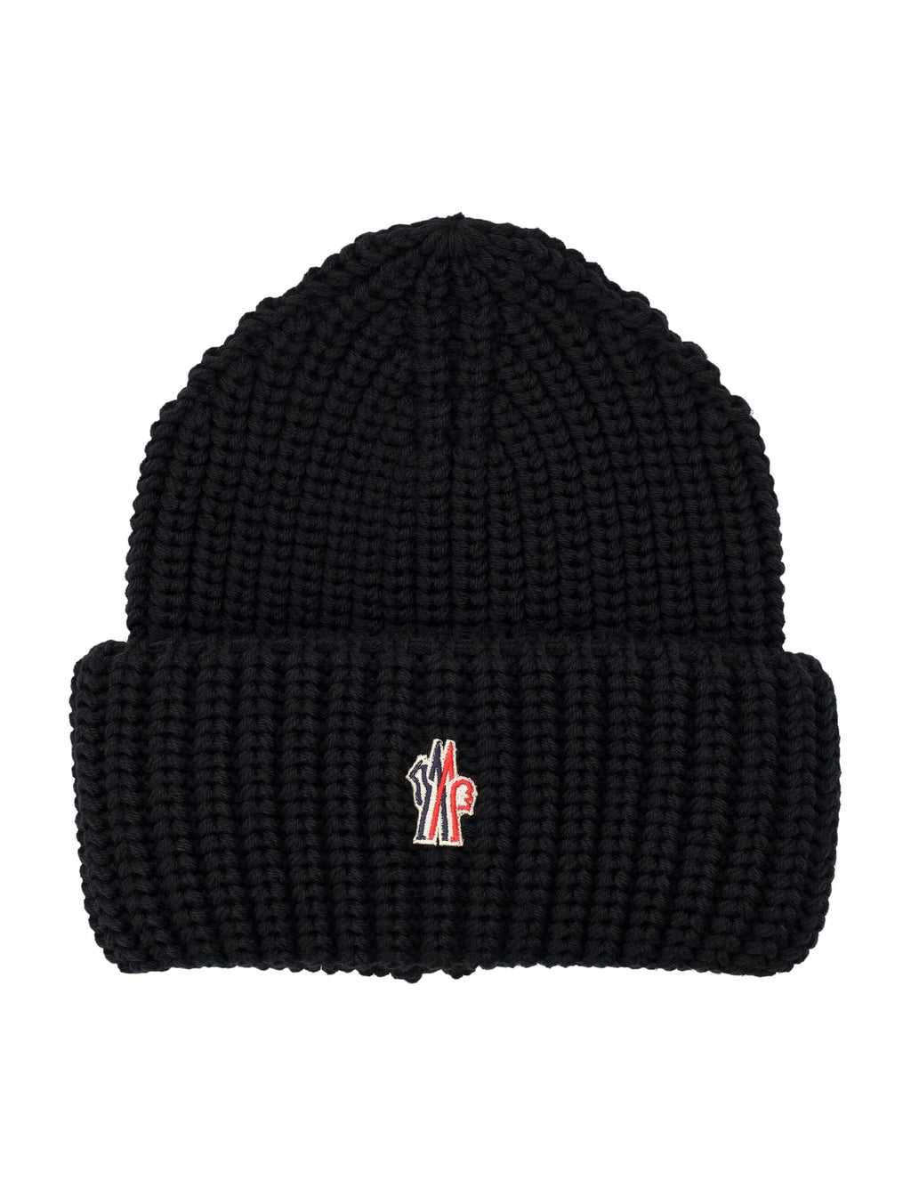 MONCLER GRENOBLE Wool Beanie with Logo for Men