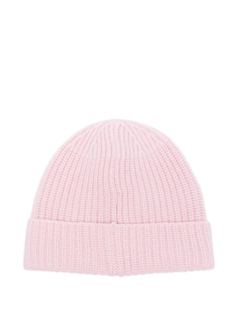 STONE ISLAND Light Wool Knit Beanie with Compass Patch