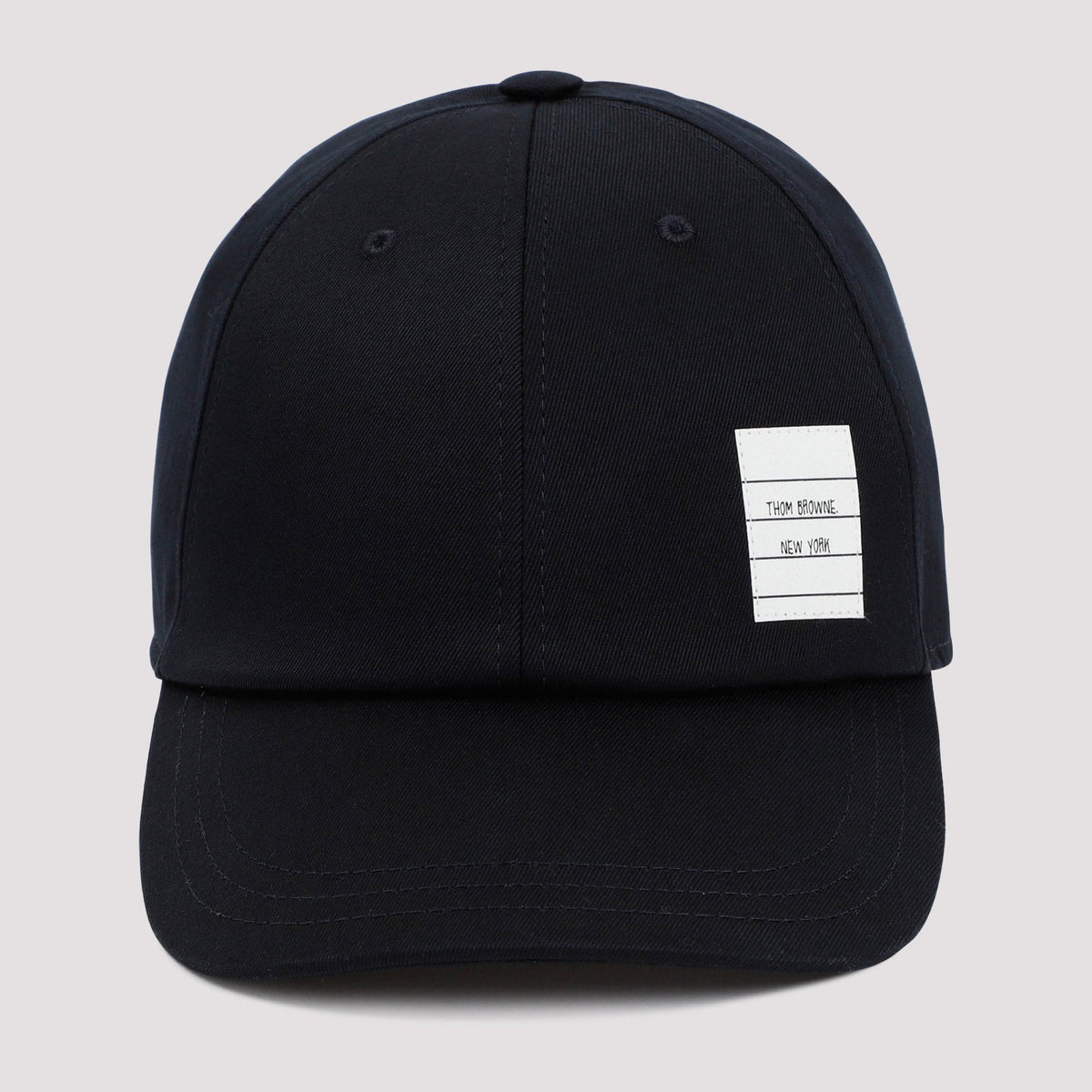 THOM BROWNE Cotton Baseball Cap for Men