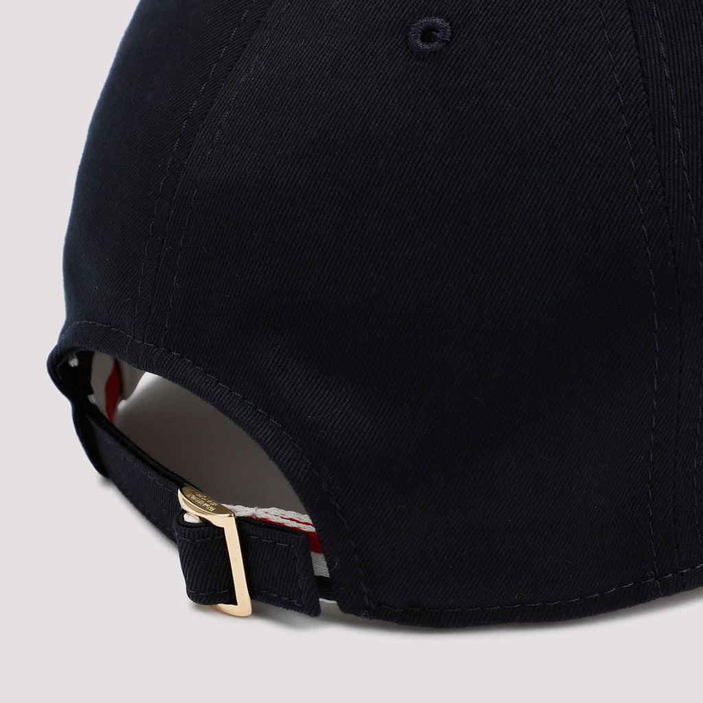 THOM BROWNE Cotton Baseball Cap for Men