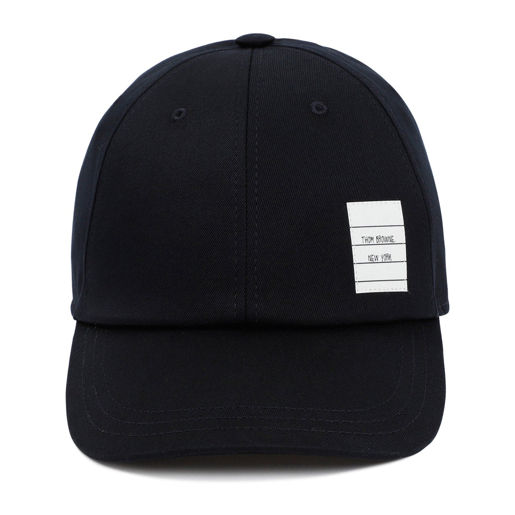 THOM BROWNE Cotton Baseball Cap for Men