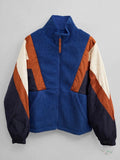 UGG Women's Kieren UGGfluff/Nylon Jacket in Night Sky/Hardwood, Size M