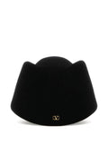 VALENTINO GARAVANI Merino Wool Rounded Crown Hat